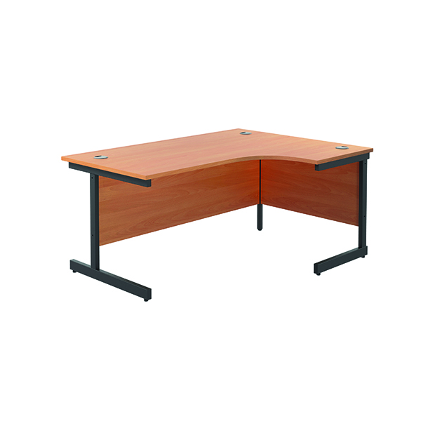 Jemini Rdl RH Desk 1600x1200 Bch/Blk