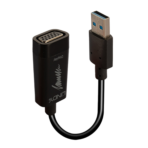 Lindy USB 3.0 to VGA Cnvt Blk