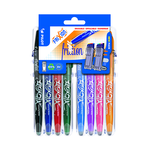 Pilot Set2Go FriXion Rball Astd Pk8