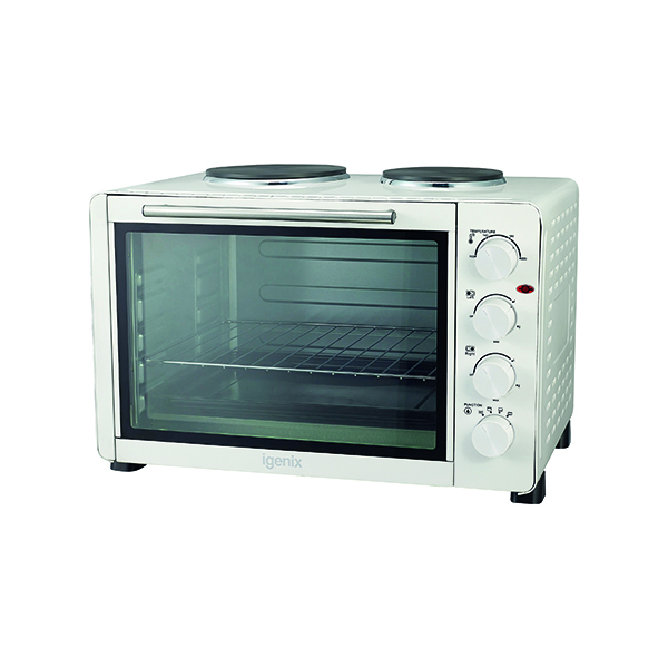 Igenix Elec Mini Oven/Dbl Htplts 45L