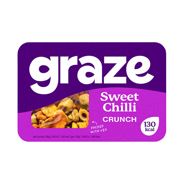 Graze Sweet Chilli Crunch Punnet Pk9