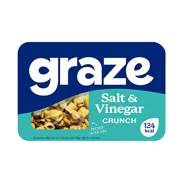 Graze Salt/Vinegar Crunch Punnet PK9