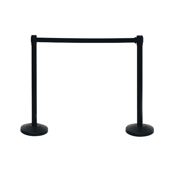 VFM Barriers with 3.4m Belt Blk Pk2