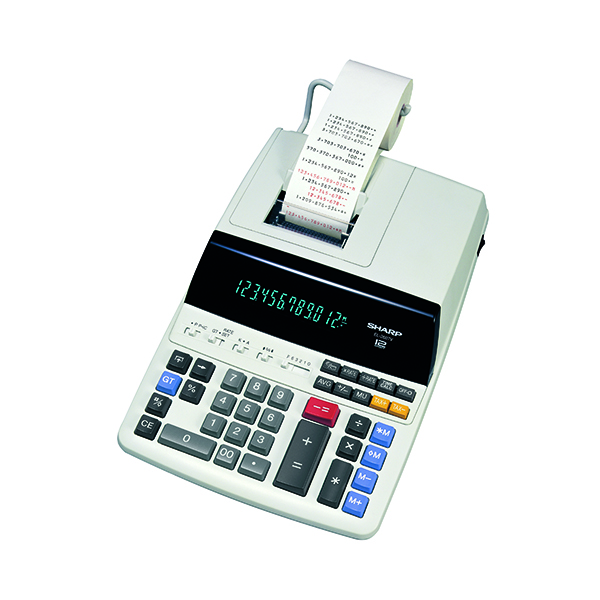 Sharp 12 Dgt Dsp Printing Calculator