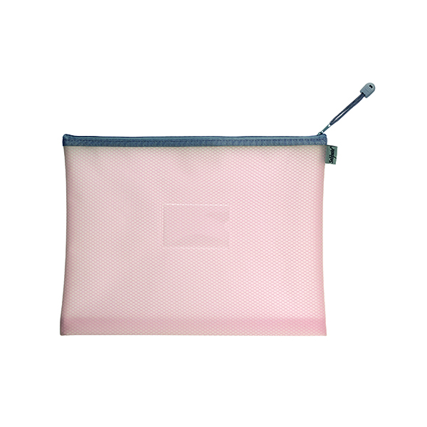 Snokpake EVA Mesh Zippa Bag Pink Pk3