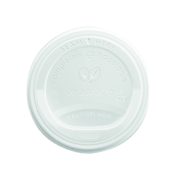 Vegware Hot Cup Lid 8oz 79-Ser P1000