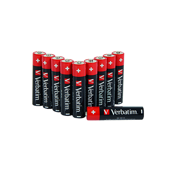 Verbatim AAA Battery Alkaline Pk10