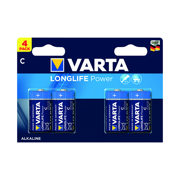 Varta Longlife Power C Battery Pk4