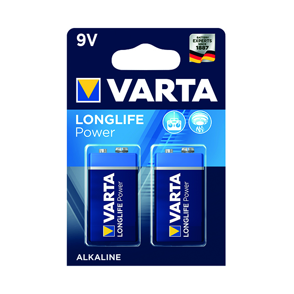 Varta Longlife Power 9V Battery Pk2